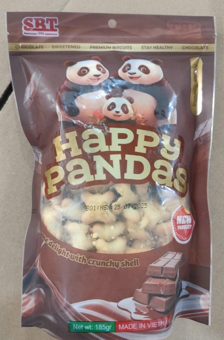 Bánh Happy Pandas SBT 185g